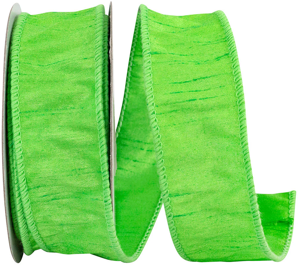 1-1/2 Inch Dupioni Supreme Wired Edge Ribbon - Image 8