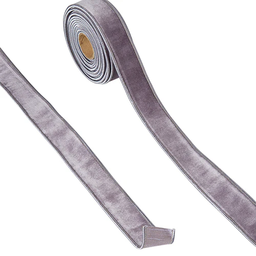 1.5" X 10 Yds Amethyst Velvet Wired Ribbon