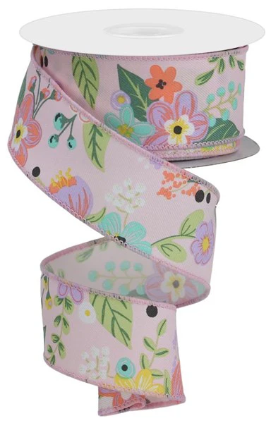 1.5"X10yd Graphic Florals