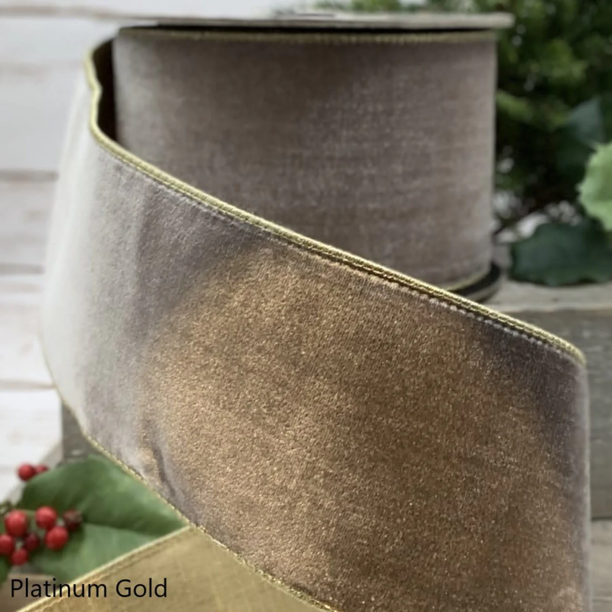 1” X 10YDS Lush Velvet Metallic - Image 5