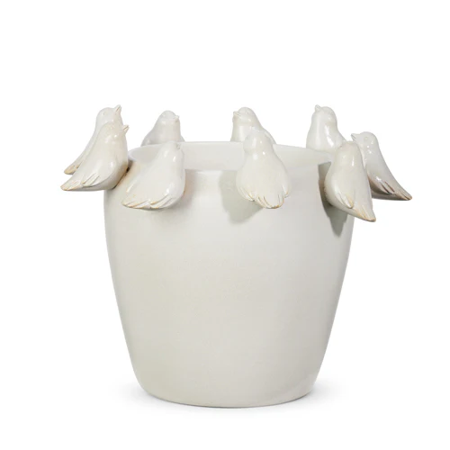 10" Bird Planter