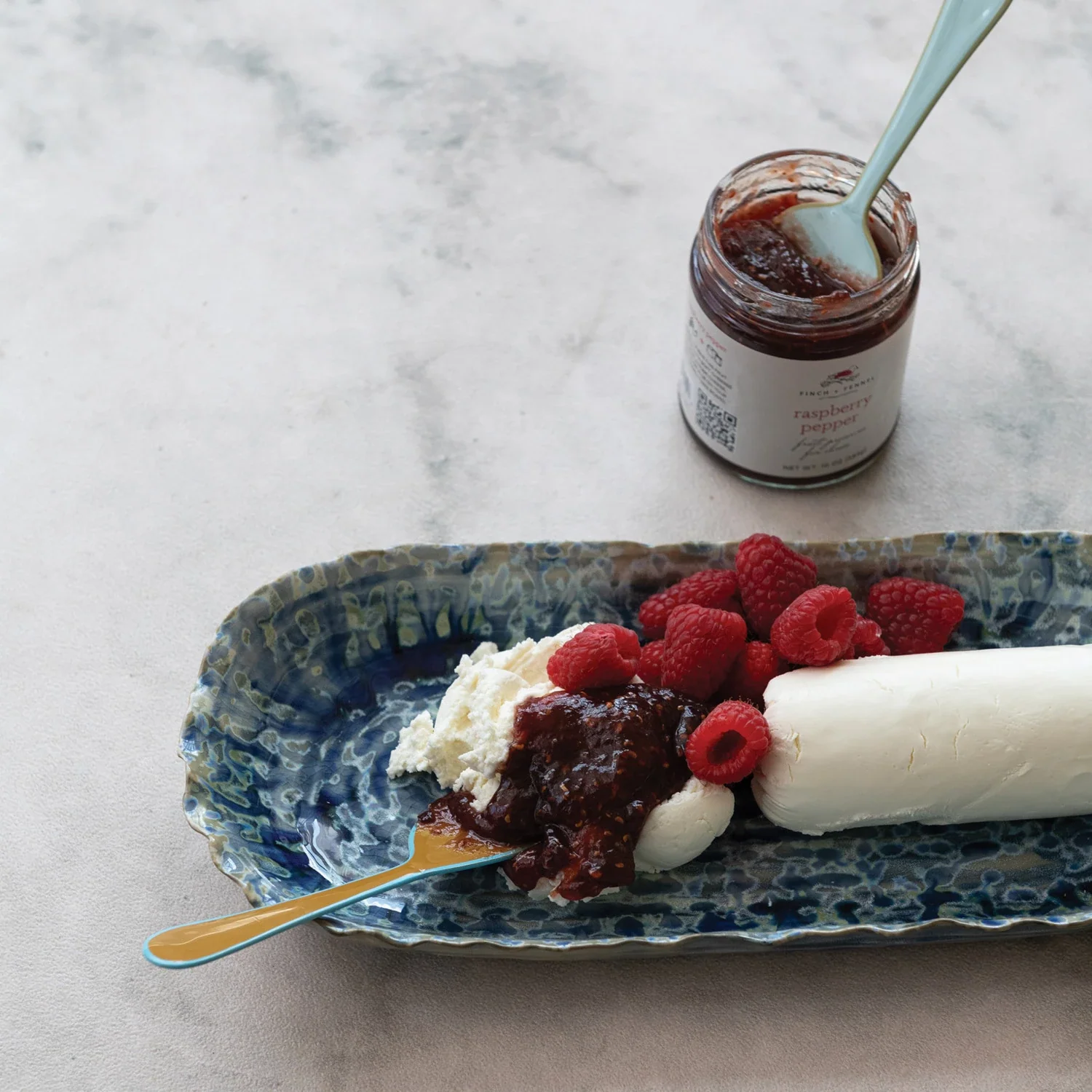10 oz. Raspberry Pepper Fruit Preserves for Cheese - Image 2