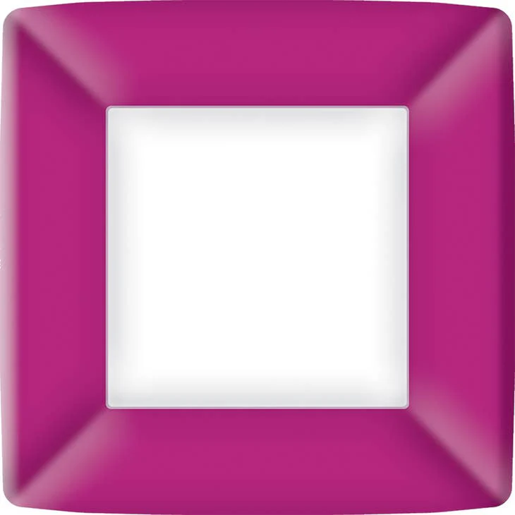 10" Square Paper Plates Classic Linen - Image 3