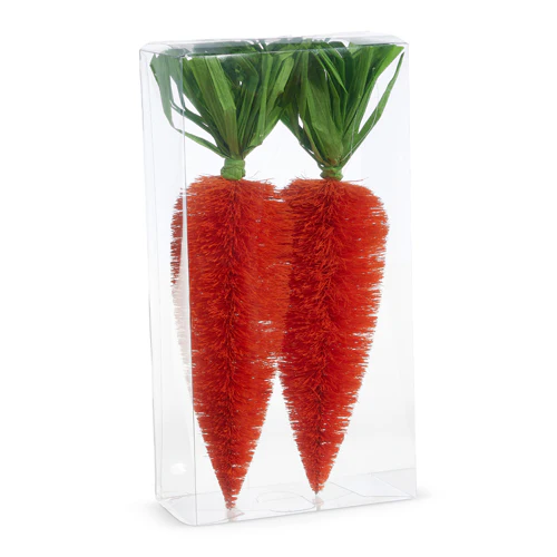11.5” Box of Bottle Brush Carrots