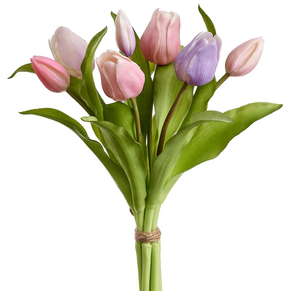 11.75 Inch Mixed Tulip Bundle  Lavender Rose