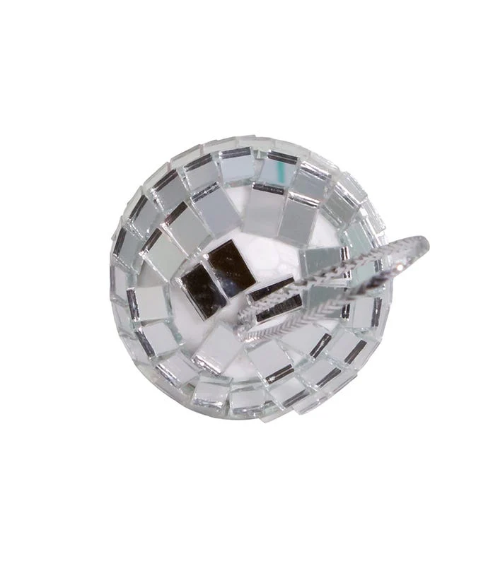 1.25" Petite Treasures Mirrored Disco Ball Glass Ornament - Sold as a Set - Image 7