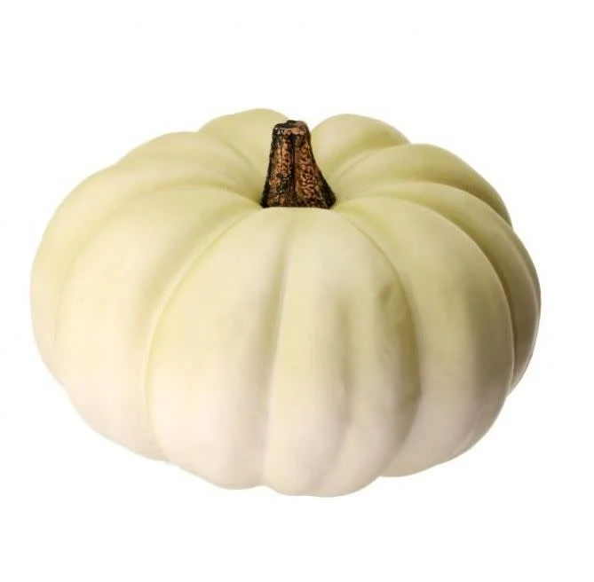 12"LX12"W"X8.5"H LATEX HARVEST VINE CREAM PUMPKIN
