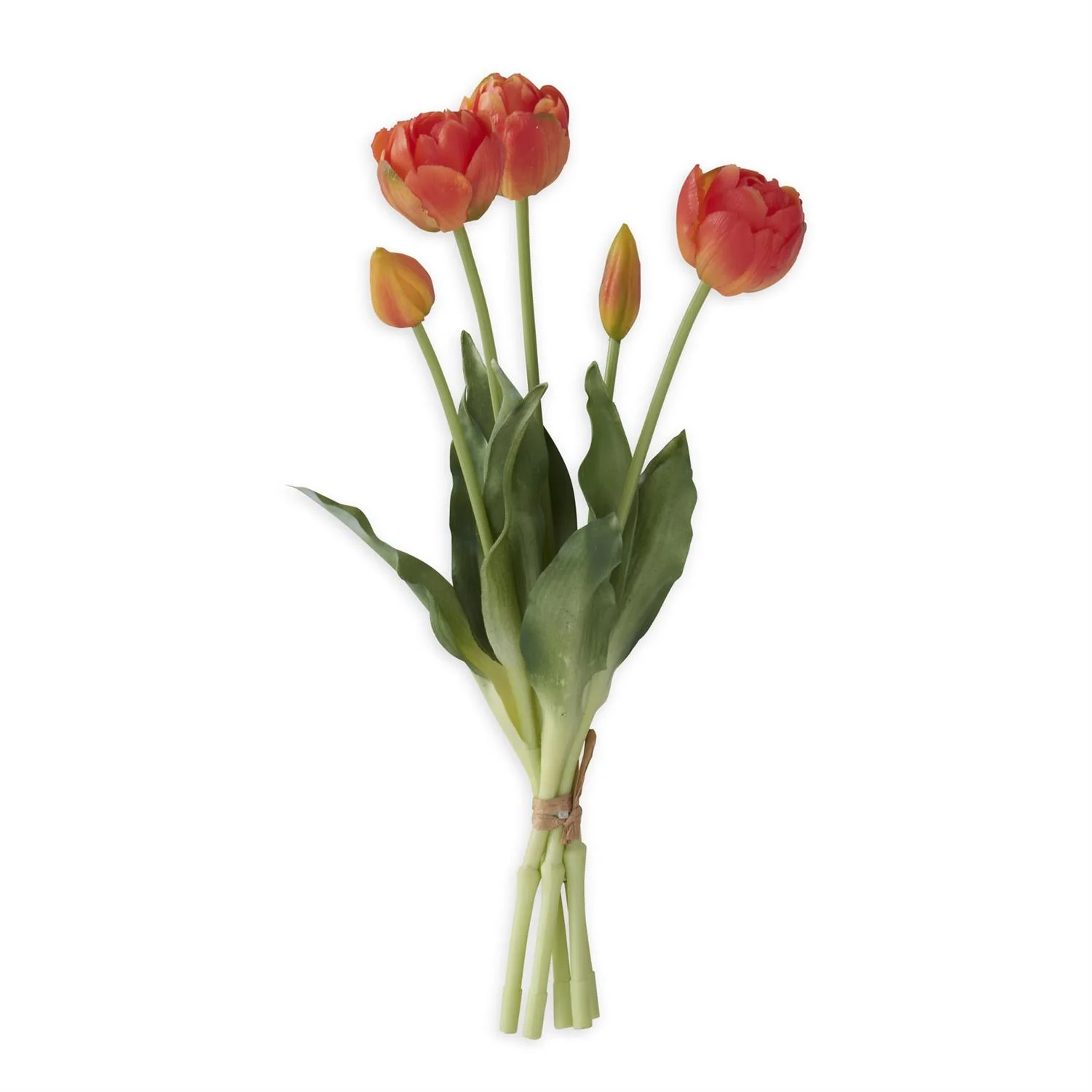 15 Inch Real Touch Tulip Bud & Bloom Bundle UV Protected - Image 2