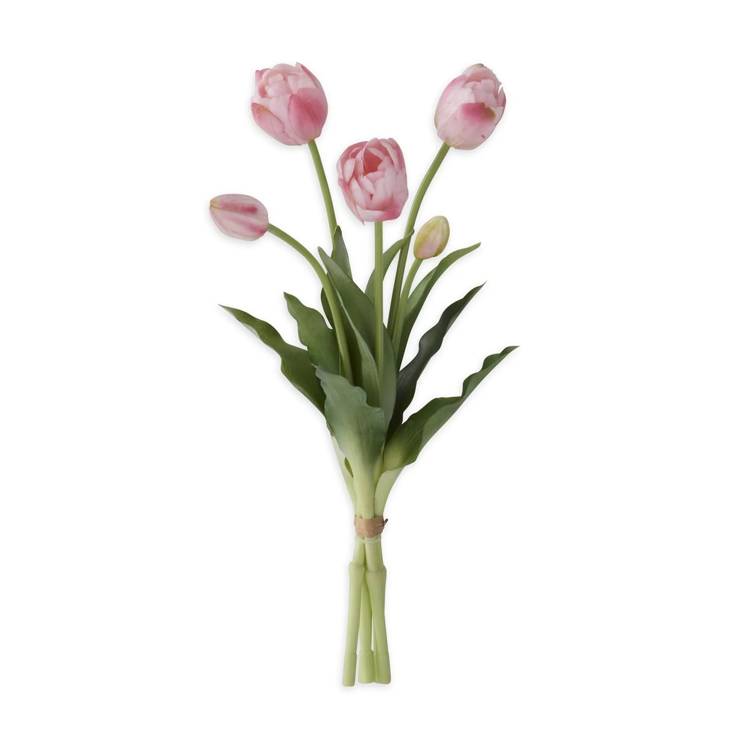 15 Inch Real Touch Tulip Bud & Bloom Bundle UV Protected - Image 3