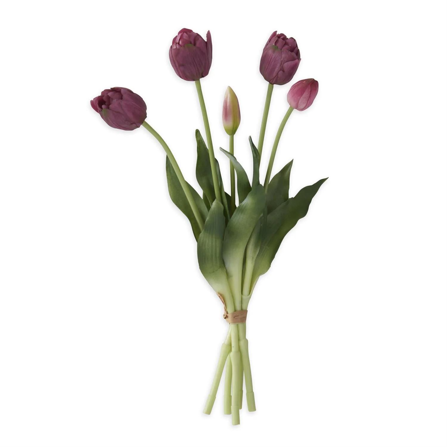 15 Inch Real Touch Tulip Bud & Bloom Bundle UV Protected - Image 4