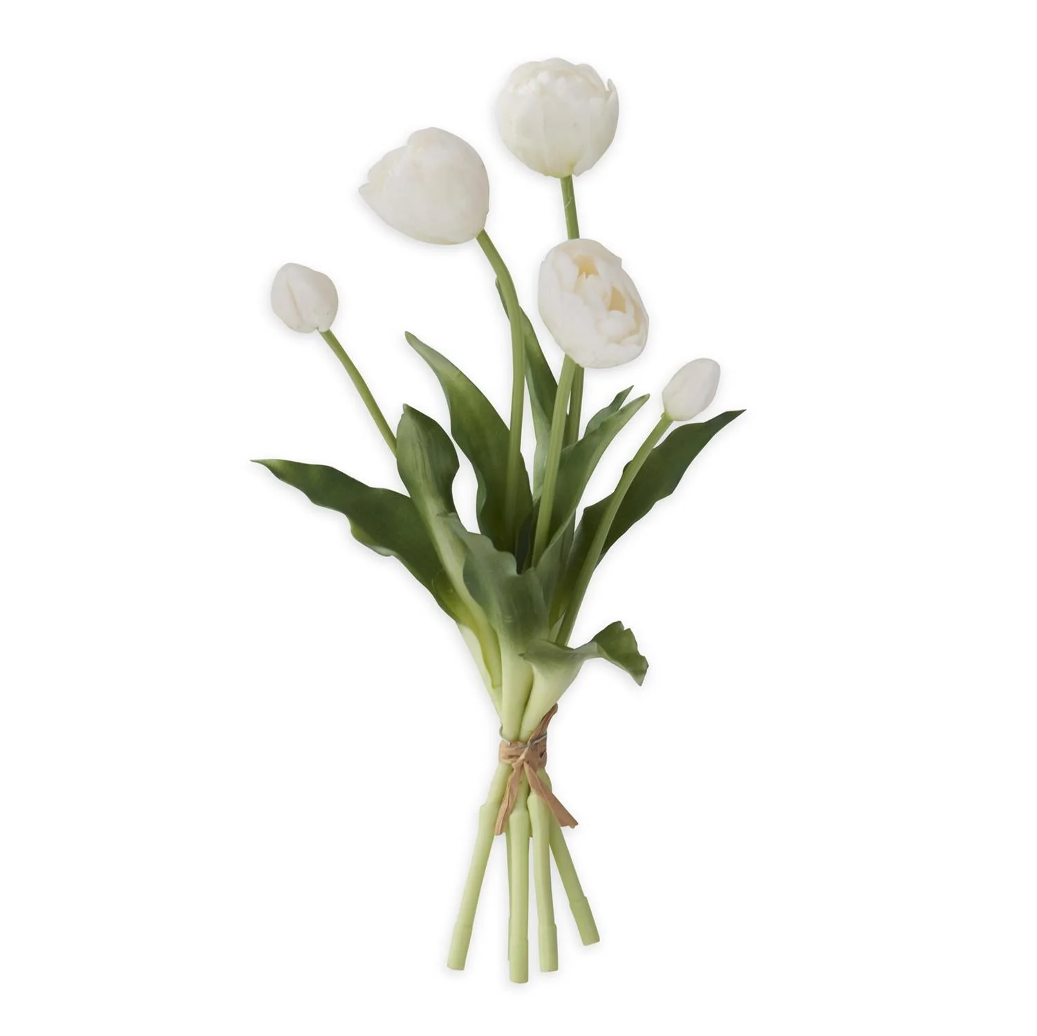 15 Inch Real Touch Tulip Bud & Bloom Bundle UV Protected - Image 6