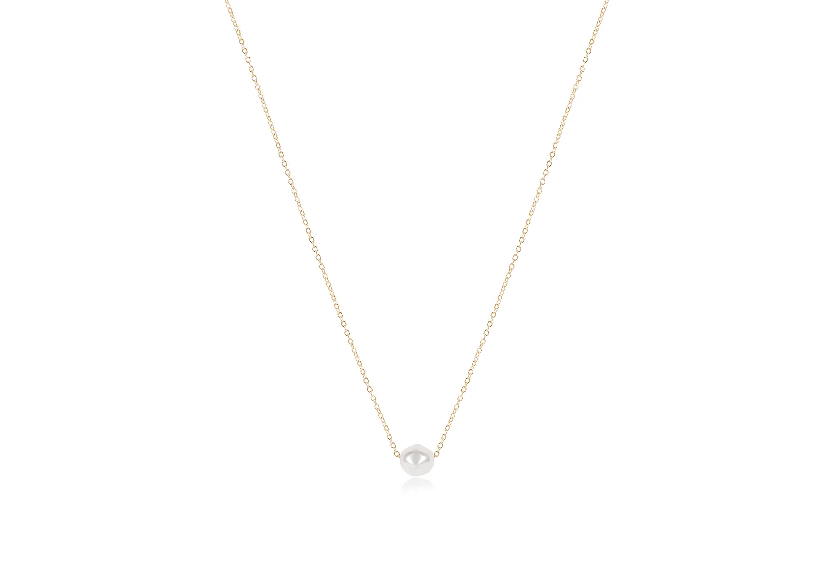 16" Necklace Gold - Admire Pearl - Image 2