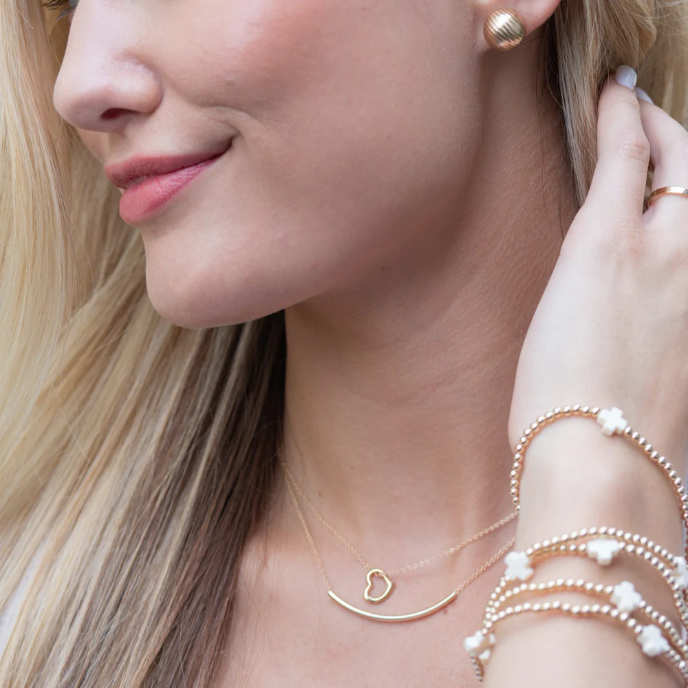 16" Necklace Gold - Bliss Bar Gold - Image 4
