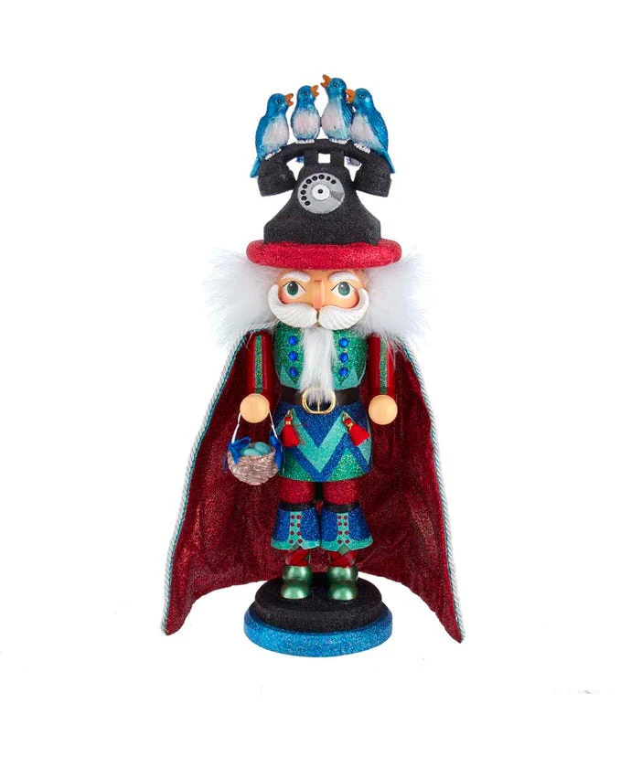 17.5" Hollywood Nutcrackers™ Four Calling Birds Nutcracker