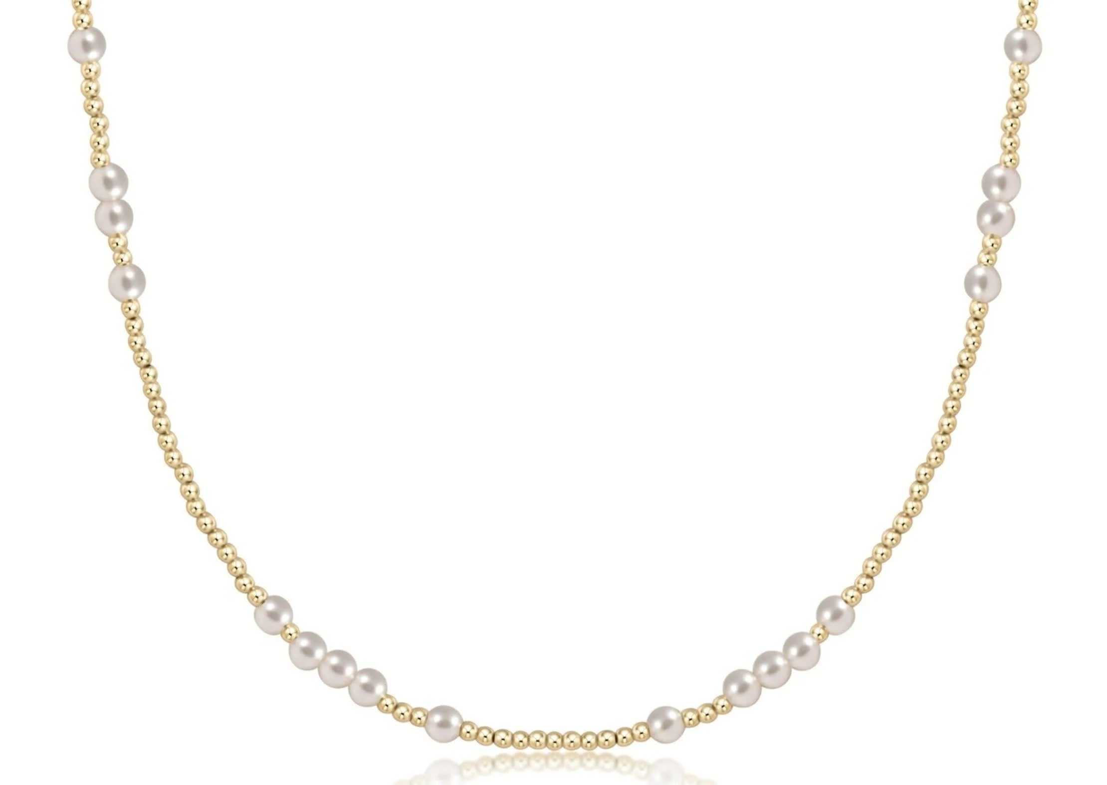 17” Choker Hope Unwritten - 3mm Pearl - Image 2