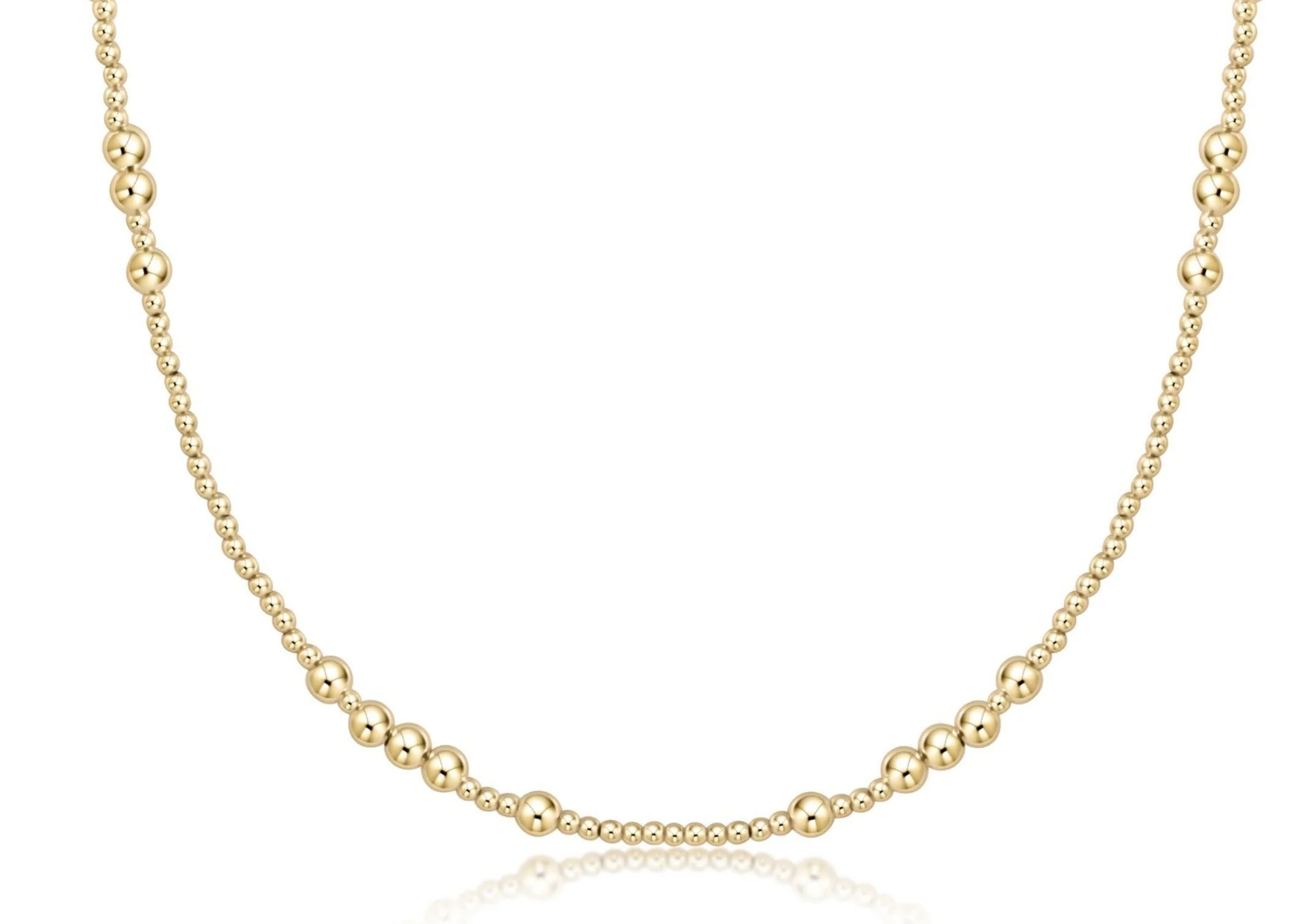 17" Choker Hope Unwritten - 4MM Gold - Image 2