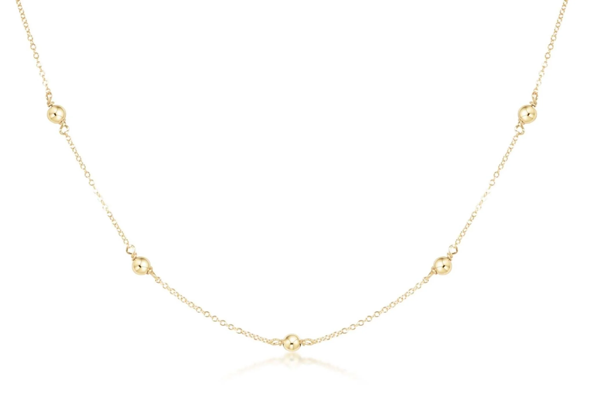 17” Choker Simplicity Chain Gold - Classic 4MM Gold