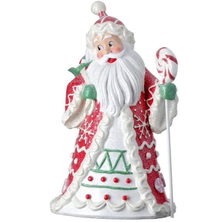 18" Resin Candylicious Santa W/Lollipop - Image 2