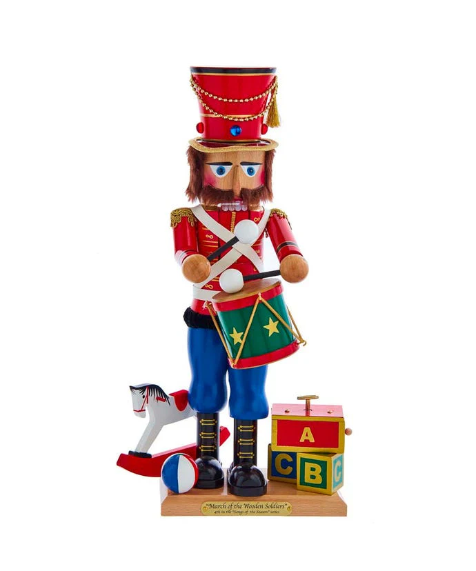 18" Steinbach March Of The Wooden Soldier Musical Nutcracker