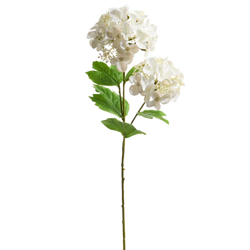 19” Real Touch White Hydrangea Spray