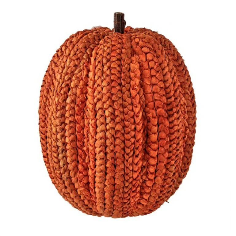 19.5" Display Basket Weave Pumpkin - Image 4