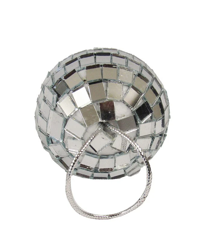2" Miniature Mirrored Disco Ball Glass Ornament - Sold as a Set - Image 7