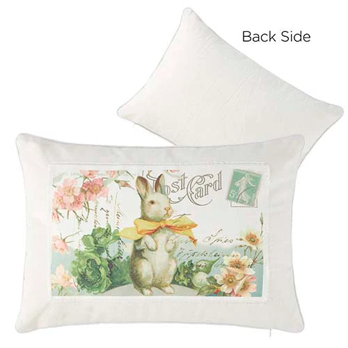 20" Storybook Easter Postcard Pillow