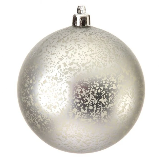 200mm Vacuum Plate Matte Mercury Ball Ornament