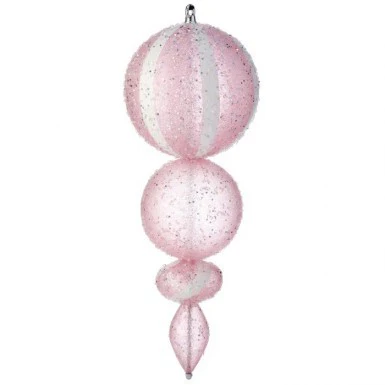 21" Iced Candy Finial Ornament KD
