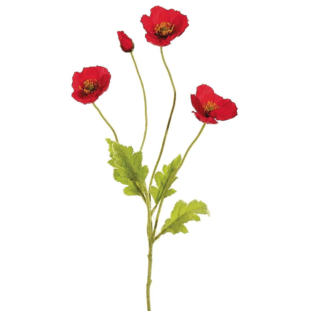 23.6" Poppy Spray - Image 3