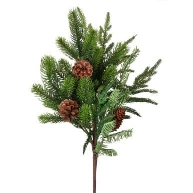 24" Real Touch Norfolk/Spruce/Juniper Spray