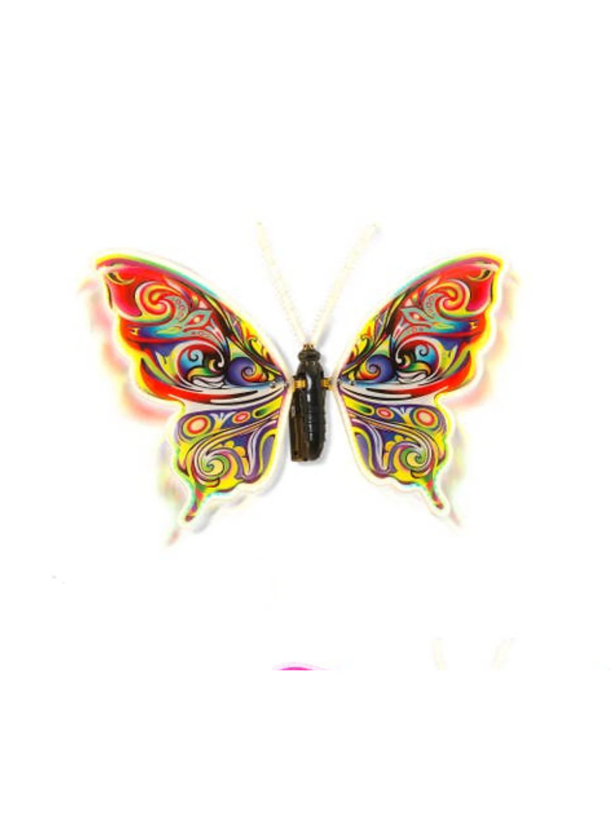24"L Electric Lighted & Animated Butterfly with Wall Mount - Image 3
