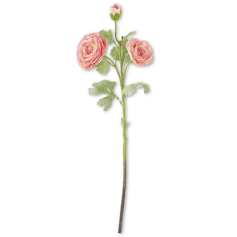 25 Inch Real Touch Triple Bloom Ranunculus Stem - Image 3