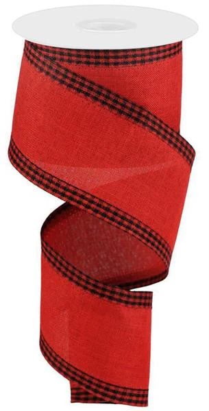 2.5"X10yd Farmhouse Gingham Ribbon - Image 26