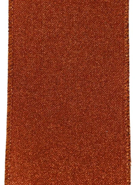 2.5"X10yd Fine Glitter On Royal Ribbon - Image 3