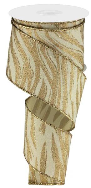 2.5"X10yd Glitz Leopard Print Ribbon - Image 6