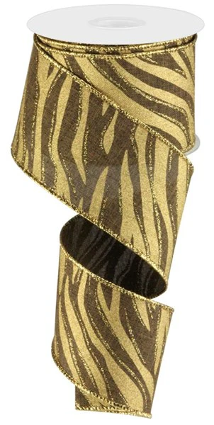 2.5"X10yd Glitz Leopard Print Ribbon - Image 7