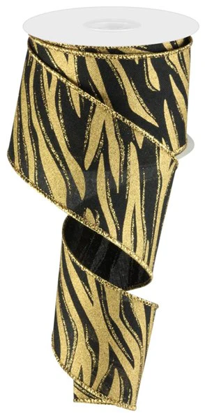 2.5"X10yd Glitz Leopard Print Ribbon - Image 8