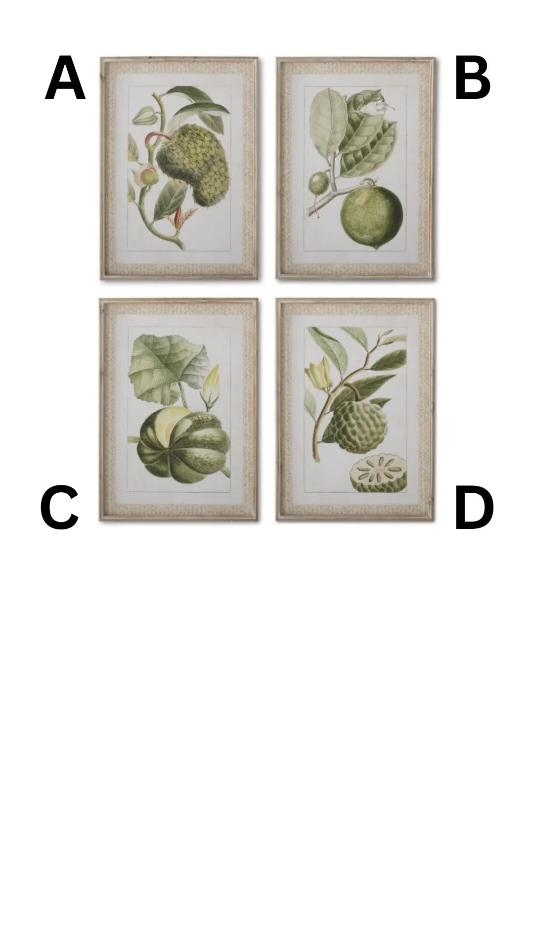 27.5" Natural Wood Framed