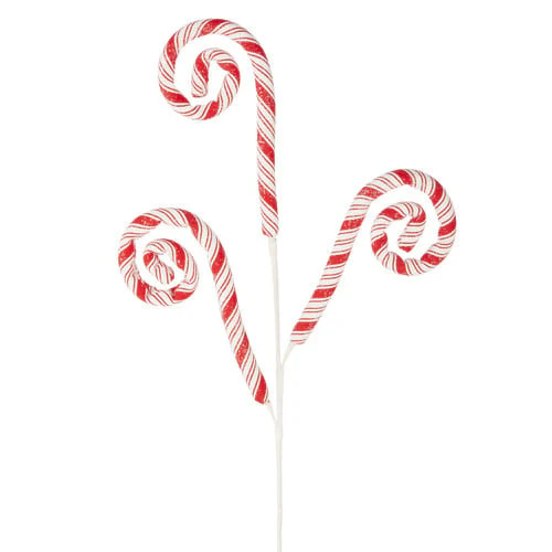 28" Candy Cane Spray