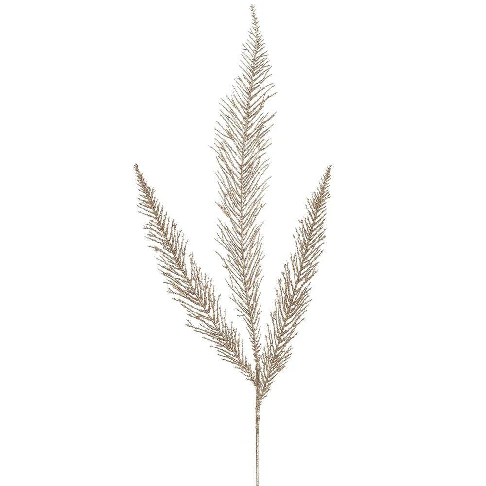 29" Glittered Pine Spray Champagne