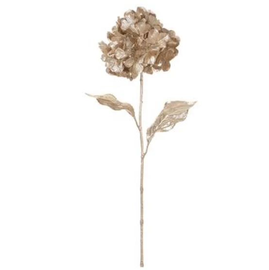 29" Metallic Hydrangea Spray - Image 4
