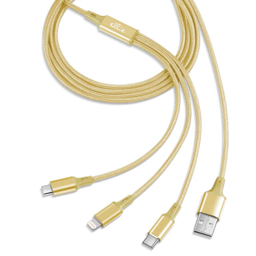 3-in-1 Charging Cable 10 Ft Nylon - Image 4