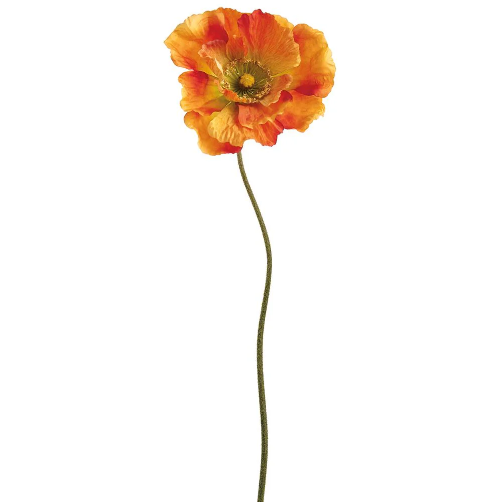 30 Inch Poppy Spray - Image 2