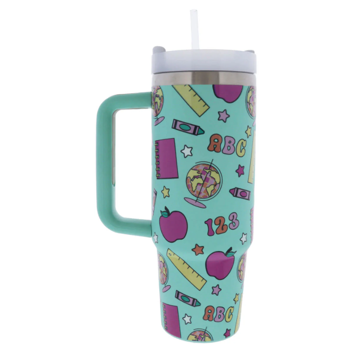 30 Oz. Tumbler With Straw and Handle - Image 5