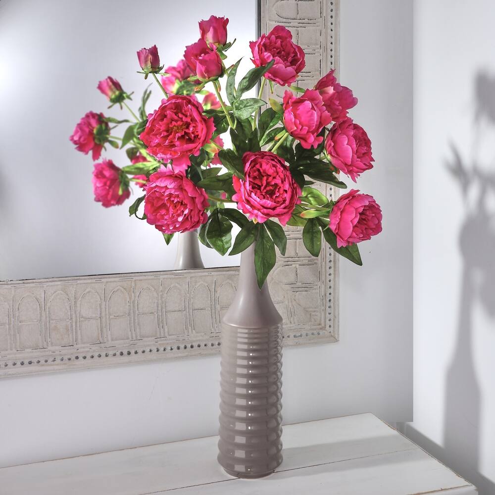 32” Deluxe Peony Spray - Image 2