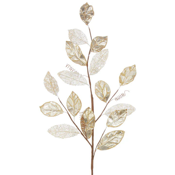 33" Magnolia Leaf Spray