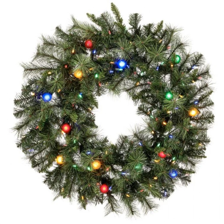 36” LED Twinkle Belgium Wreath 100L+14G40 - Image 2