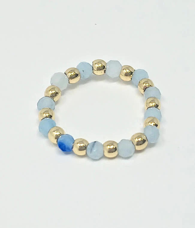 3mm H2O Resistant Gold Ball With Semi-Precious Stones - Image 16