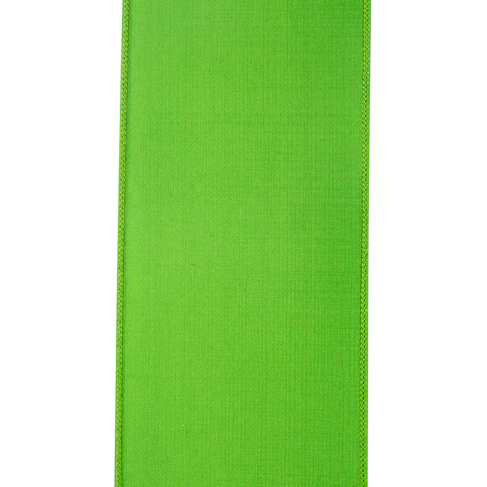 4 Inch Striped Twill Deluxe Dupioni Backed Wired Edge - Image 6